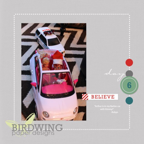 12 Days of Elf on the Shelf Photobook - Birdwing Paper Designs