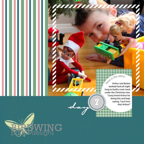 12 Days of Elf on the Shelf Photobook - Birdwing Paper Designs