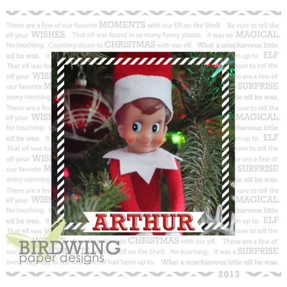 12 Days of Elf on the Shelf Photobook - Birdwing Paper Designs