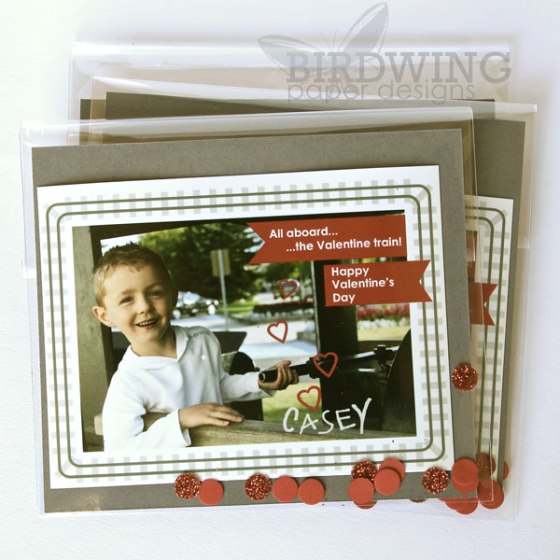 Valentine Photocards - Birdwing Paper Designs