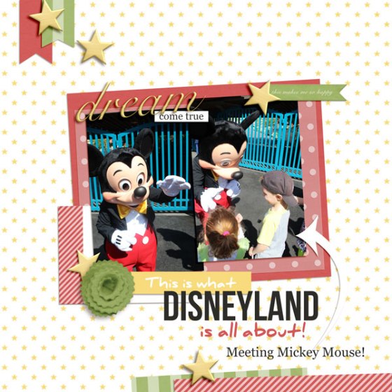 Meeting Mickey Mouse - Magical Vacation digital kit from Birdwing Paper Designs