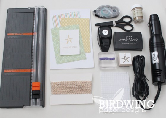 Hand Carved Stamp and A Birthday Card - Birdwing Paper Designs