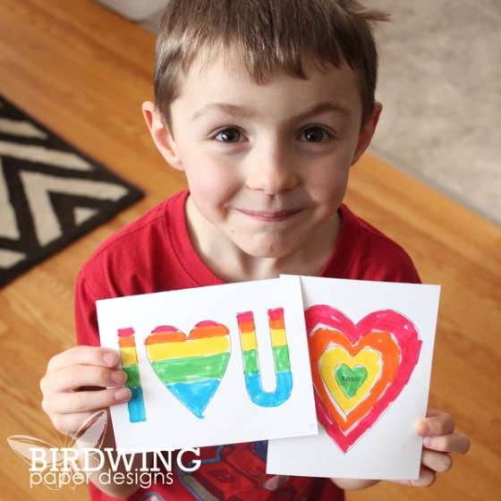 Free Printable Valentine Cards - Birdwing Paper Designs