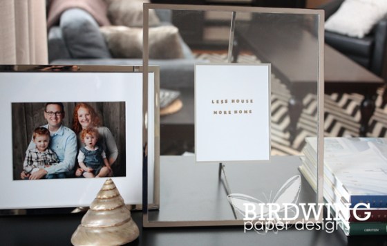 Simple Entryway Art - Birdwing Paper Designs