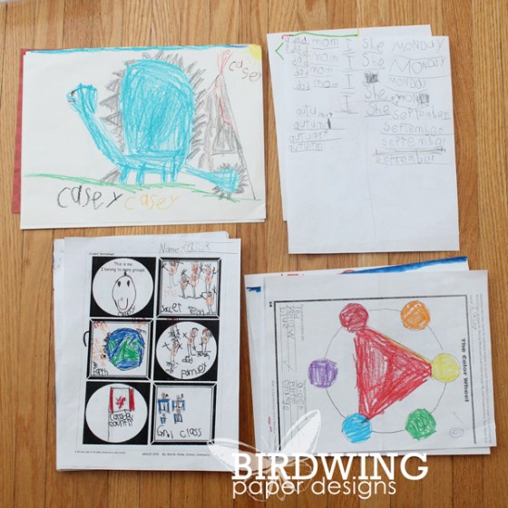 Kids Artwork Part 1 - Birdwing Paper Designs