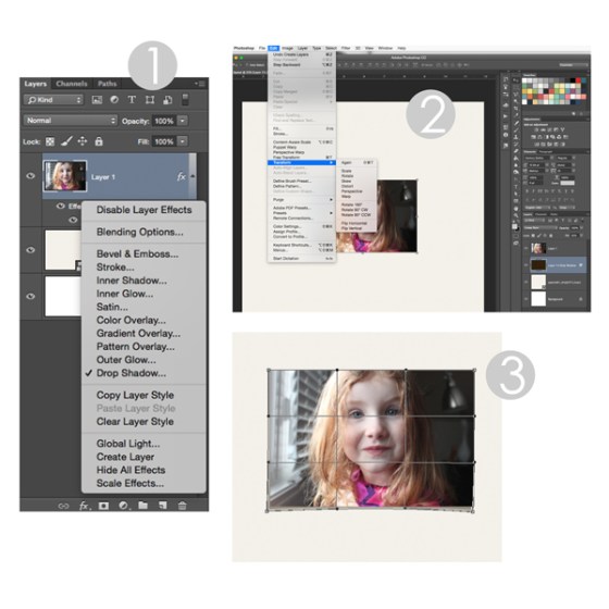 Quick Realistic Drop Shadows - Birdwing Paper Designs