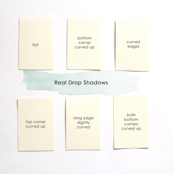 Quick Realistic Drop Shadows - Birdwing Paper Designs