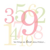 10 Things I Love About You (Part 2) - Birdwing Paper Designs