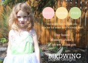 Birthday Invitations - Birdwing Paper Designs