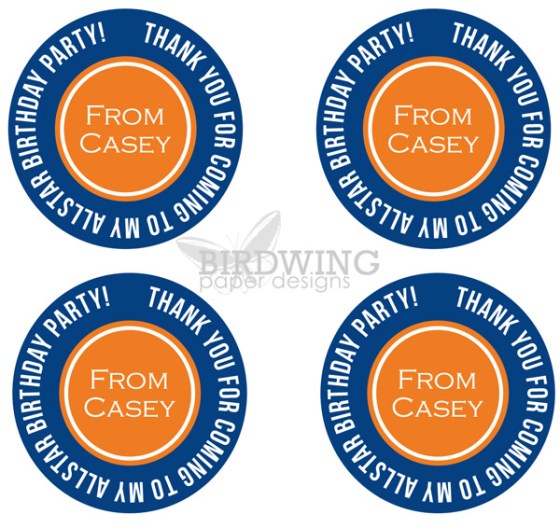 Oilers Birthday Tags - Birdwing Paper Designs
