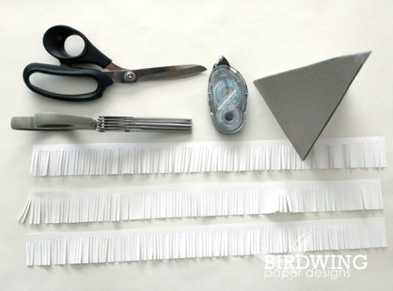 DIY Winter Tree Decor - Birdwing Paper Designs