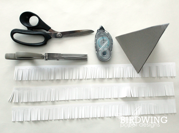 DIY Winter Tree Decor - Birdwing Paper Designs