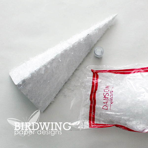 DIY Winter Tree Decor - Birdwing Paper Designs