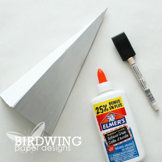 DIY Winter Tree Decor - Birdwing Paper Designs