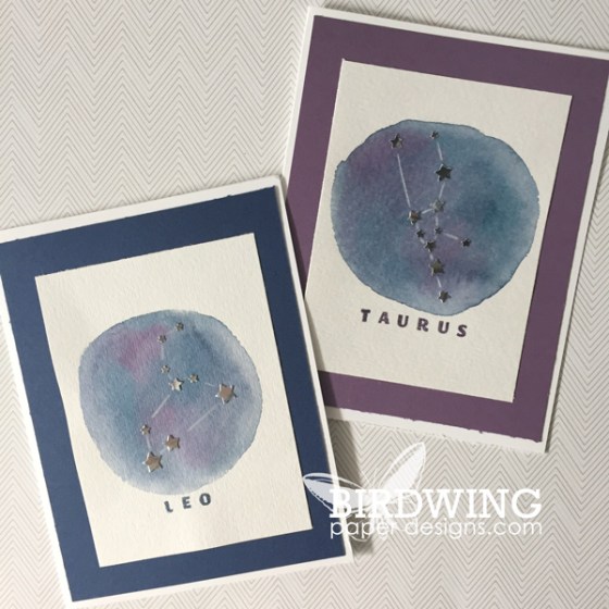 Constellation Cards - Birdwing Paper Designs