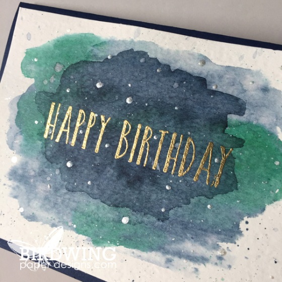 Shimmer Paint from Stampin' Up! - Birdwing Paper Designs