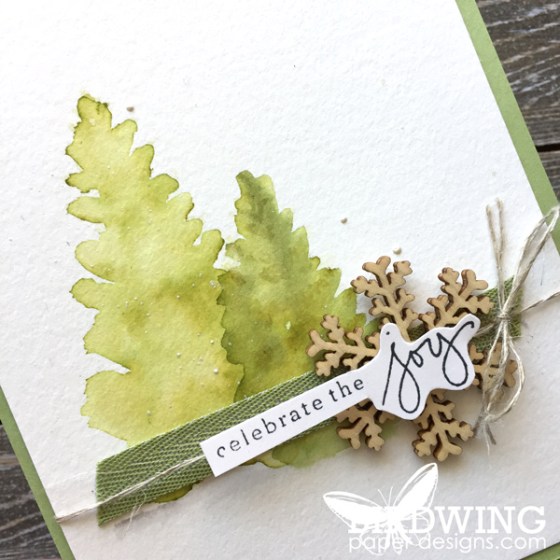 Two Step Watercolour Stamping - Birdwing Paper Designs