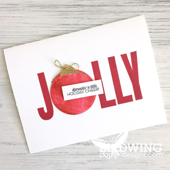 Holiday Ornament Card - Birdwing Paper Designs