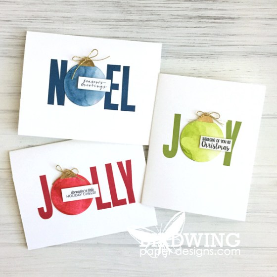 Holiday Ornament Card - Birdwing Paper Designs