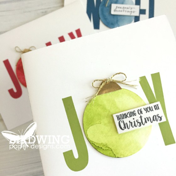 Holiday Ornament Card - Birdwing Paper Designs