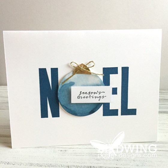 Holiday Ornament Card - Birdwing Paper Designs