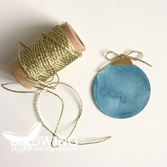 Holiday Ornament Card - Birdwing Paper Designs