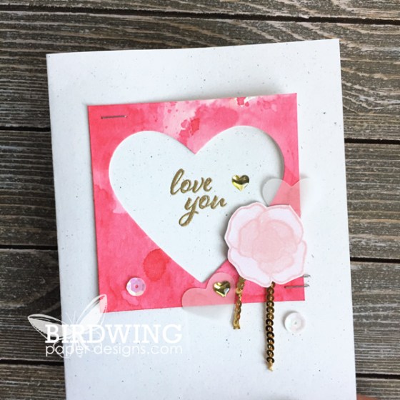 Watercolour Hearts-2 Ways - Birdwing Paper Designs