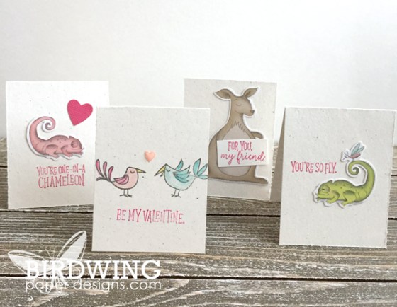 Kids Valentine's Day Cards - Birdwing Paper Designs