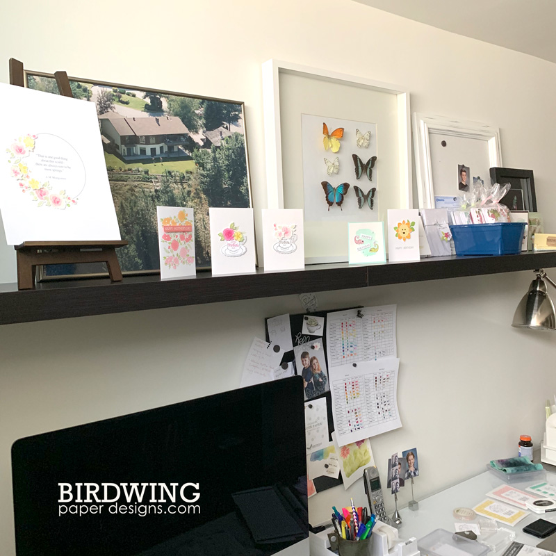 A Craft Room Tour - Birdwing Paper Designs