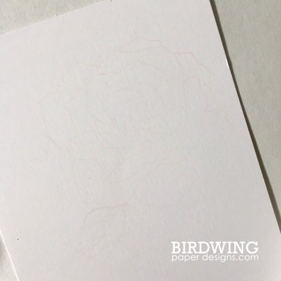 Watercolour with Emboss - Birdwing Paper Designs