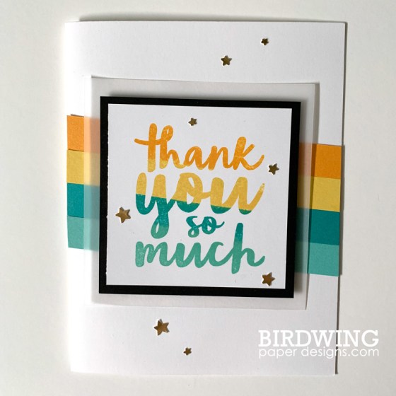 Stampin' Up! Thank You Cards - Birdwing Paper Designs