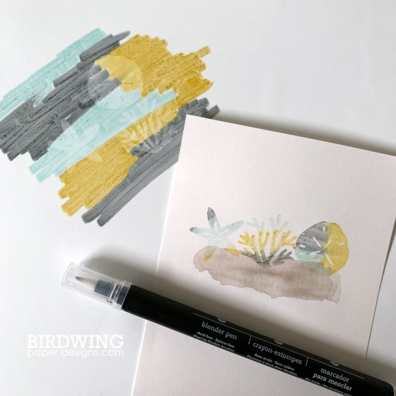 Silicone Mat Stamping Technique - Birdwing Paper Designs