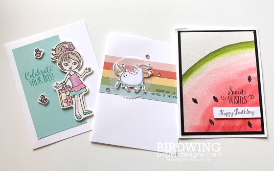 Summer Kids Card Class - Birdwing Paper Designs