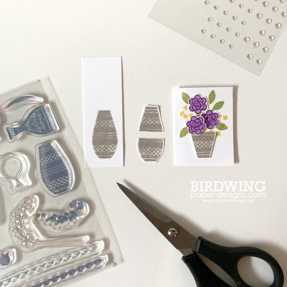 Alternate Uses of Stamps from Varied Vases by Stampin' Up! - Birdwing Paper Designs