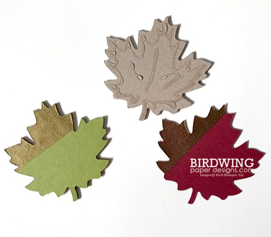 Fall Wreath with DIY Leaves - Birdwing Paper Designs