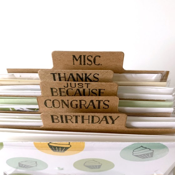 Card Organizer - Birdwing Paper Designs