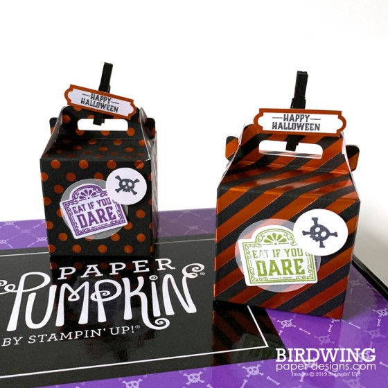 Halloween Treat Boxes from Paper Pumpkin - Birdwing Paper Designs