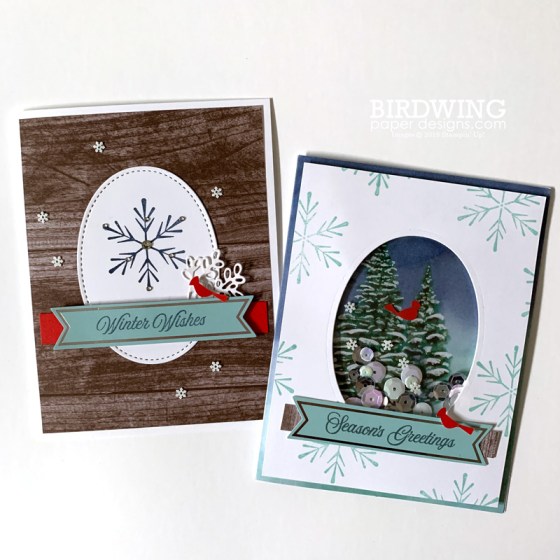 Winter Woods Holiday Cards - Birdwing Paper Designs