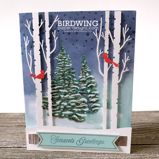 Winter Woods Holiday Cards - Birdwing Paper Designs