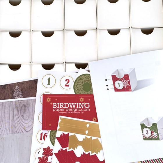 DIY Reusable Advent Calendar - Birdwing Paper Designs