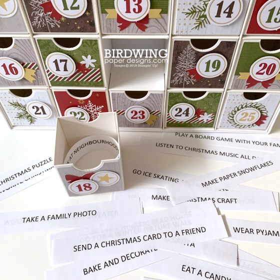 DIY Reusable Advent Calendar - Birdwing Paper Designs