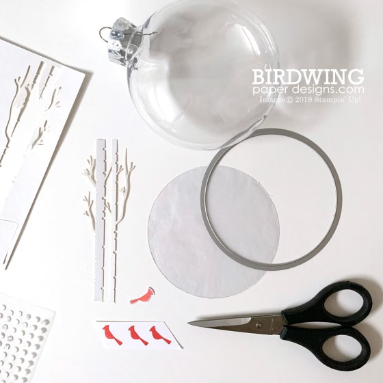 Winter Woods Ornament - Birdwing Paper Designs