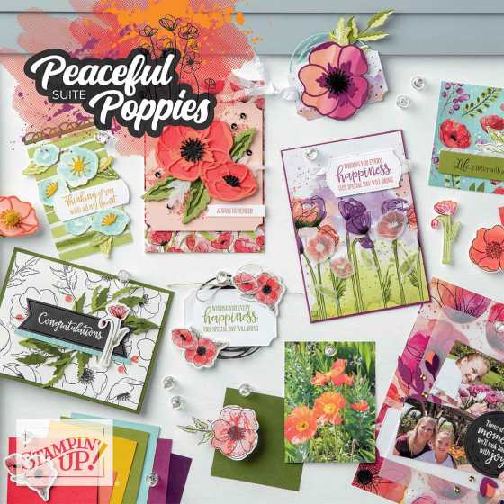 Peaceful Poppies Suite from Stampin' Up!