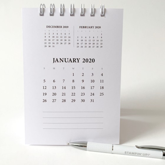 Peaceful Poppies Calendar - Birdwing Paper Designs