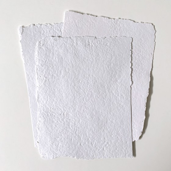 Using Handmade Recycled Paper on Cards - Birdwing Paper Designs