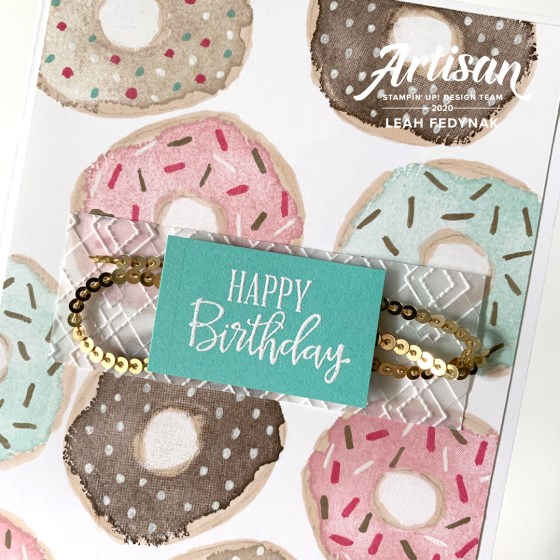 How To Stamp Doughnuts Without A Doughnut Stamp - Birdwing Paper Designs