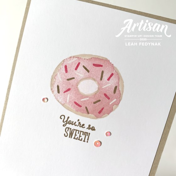How To Stamp Doughnuts Without A Doughnut Stamp - Birdwing Paper Designs