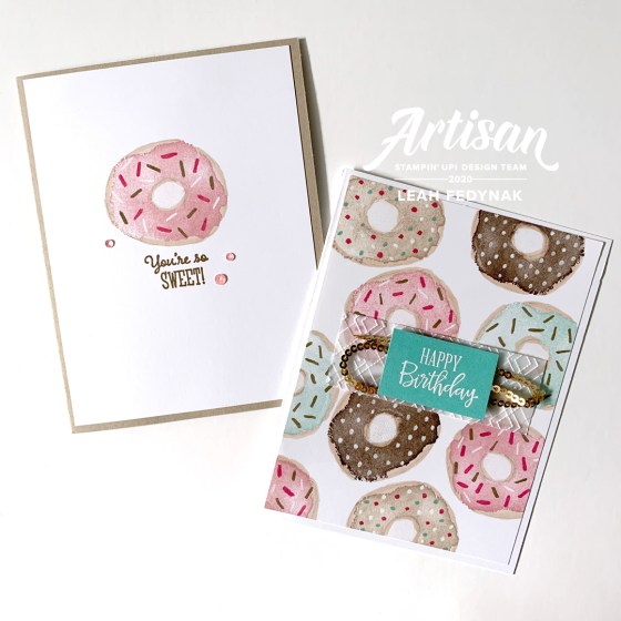 How To Stamp Doughnuts Without A Doughnut Stamp - Birdwing Paper Designs