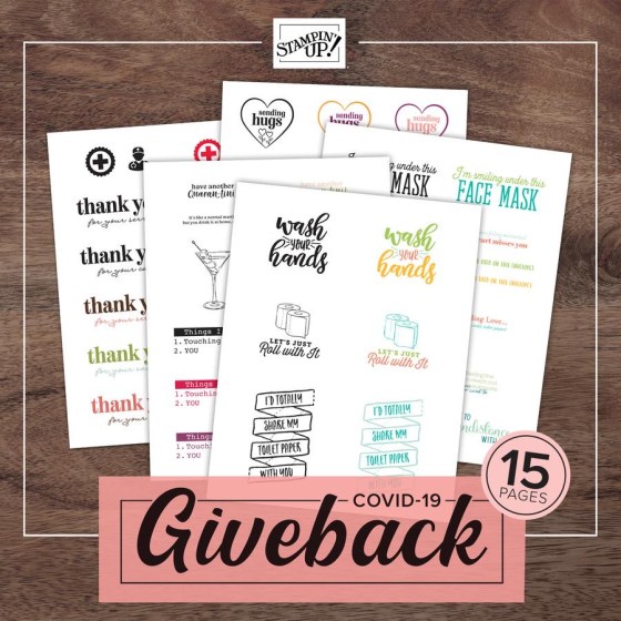 Stampin' Up! Covid-19 Giveback