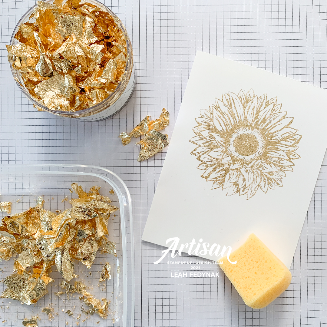 その他 Plume of Evergrowth / FAB257 Gold Foil Using the New Gilded Leafing Embellishment | Birdwing Paper Designs